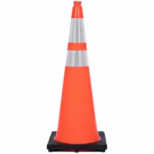 GRAINGER RS90045CT3M64 Traffic Cone, High Speed Roadway 45 MPH or Higher, Reflective, 36 Inch Cone Height | CQ7QZC 53WN84