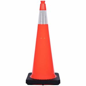 GRAINGER RS90055CT3M6 Traffic Cone, Day or Low Speed Roadway 40 MPH or Less, Reflective, 36 Inch Cone Height | CQ7QYP 53WN75