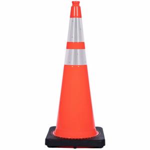 GRAINGER RS90055CT3M64 Traffic Cone, High Speed Roadway 45 MPH or Higher, Reflective, 36 Inch Cone Height | CQ7QYZ 53WN85