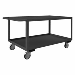 GRAINGER RSC-304830-2-TLD-5PO-95 Utility Cart With Lipped And Flush Metal Shelves, 1200 Lb Load Capacity, Steel | CP9RWF 35V941