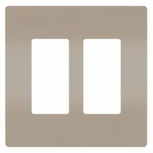 GRAINGER RWP262NICC6 Rocker Wall Plate, Decorator-Rocker, Plastic, Nickel | CP9ECQ 56FM92