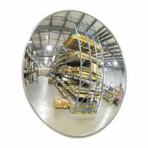 GRAINGER SCVI-12Z-PC Indoor Convex Mirror, Round, Polycarbonate, 12 Inch Dia, Hardboard, Indoor | CQ4KTN 3LYG3