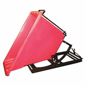 GRAINGER SD 5/8 RED Self-Dumping Hopper, 16.7 Cu ft Cubic Foot Capacity, 59 Inch Length, Red, Mdpe | CQ4LPX 8DW65