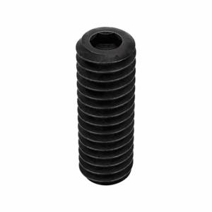 GRAINGER SDSS0080050CP-PK100 Socket Set Screw, #8-32 Thread Size, 1/2 Inch Length, Alloy Steel, 100 PK | CQ4MFN 5TAX4