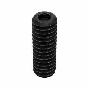 GRAINGER SDSS0080050CP-PK100 Socket Set Screw, #8-32 Thread Size, 1/2 Inch Length, Alloy Steel, 100 PK | CQ4MFN 5TAX4