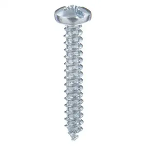 GRAINGER SMPCI-0401000-100P Sheet Metal Screw, #4 Size, 1 Inch Length, Steel, Zinc Plated, Pan | CQ4MJP 1MA18