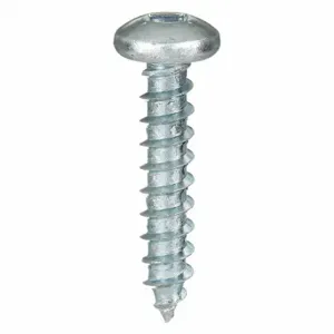 GRAINGER SMQPI-1001250-100P Sheet Metal Screw, #10 Size, 1 1/4 Inch Length, Steel, Zinc Plated, Pan, Square | CQ4MJA 1MA71