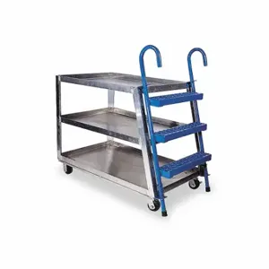 GRAINGER SPA3-2236 Corrosion-Resistant Vertical-Access Utility Cart, 660 Lb Load Capacity | CQ7WRN 4EU98