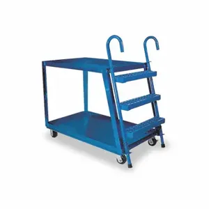 GRAINGER SPS2-2236 Vertical-Access Utility Cart, 1000 lb Load Capacity, 35-5/8 Inch x 21-5/8 in | CQ7WRR 4ZD41