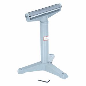 GRAINGER STAND-H Material Support Stand, 14 Inch Size Roller Width, 24 7/16 Inch Size Overall Width | CQ2MCQ 2PYL1