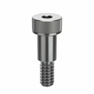 GRAINGER STR61651C06 Shoulder Screw, 1/4-20 Thread Size, 7/16 Inch Thread Length, 3/8 Inch Length, Std, Plain | CR3EWR 420D84