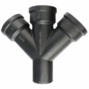 GRAINGER SVFDWY30 Double Wye, Cast Iron, 3 Inch X 3 Inch X 3 Inch X 3 Inch Fitting Pipe Size | CQ2YLT 60WZ33