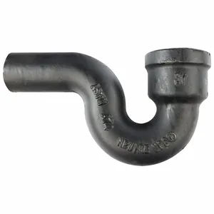 GRAINGER SVFPTP06 P Trap, Cast Iron, 6 Inch x 6 Inch Size Fitting Pipe Size, Socket x Socket | CQ2YNE 60WZ50