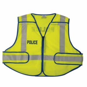 GRAINGER T262-M-XL Pro Police Safety Vest, Blue, Xl Vest Size | CQ3YCC 9Y572