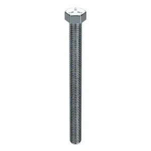 GRAINGER TAPG5ZP3816612 Hex Head Cap Screw, Steel, Grade 5, Zinc Plated, 3/8 16, Coarse, 6 1/2 Inch Length | CQ6XHZ 30Z530