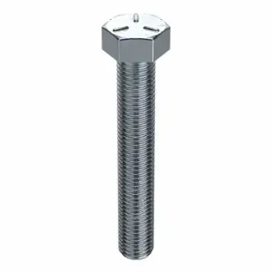 GRAINGER TAPG5ZP789412 Hex Head Cap Screw, Steel, Grade 5, Zinc Plated, 7/8 9, Coarse, 4 1/2 Inch Length | CQ6XKL 30Z610