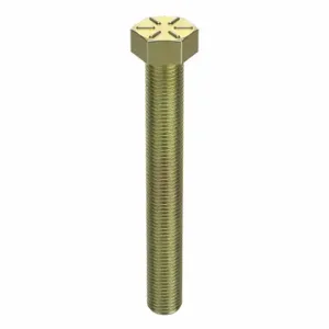 GRAINGER TAPG8ZY3824312 Hex Head Cap Screw, Steel, Grade 8, Zinc Yellow, 3/8 24, Fine, 3 1/2 Inch Length | CQ6XML 30Z770