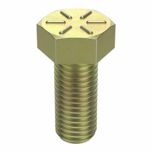 GRAINGER TAPG8ZYL3410134 Hex Head Cap Screw, Steel, Grade 8, Zinc Yellow, 3/4 10, Coarse, 1 3/4 Inch Length | CQ6XLZ 30Z454