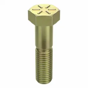 GRAINGER TAPG8ZYL34103 Hex Head Cap Screw, Steel, Grade 8, Zinc Yellow, 3/4 10, Coarse, 3 Inch Length | CQ6XMA 30Z457