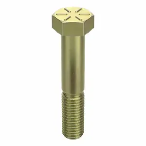 GRAINGER TAPG8ZYL34104 Hex Head Cap Screw, Steel, Grade 8, Zinc Yellow, 3/4 10, Coarse, 4 Inch Length | CQ6XMB 30Z458