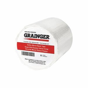 GRAINGER TC-SMBT Cloth Tape, White, 12 Inch x 33 1/4 yd, 6 mil Tape Thick, Polyolefin Coated Cloth, Acrylic | CQ2NFW 49Z414