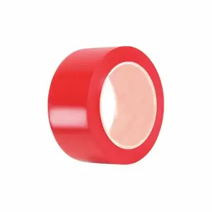 GRAINGER TC245-RED-48MM X 55M Splicing Tape, Single-Sided, Red, 1 7/8 Inch X 60 Yd, 9 Mil Tape ThickPolyethylene Film | CR3FAT 494K04