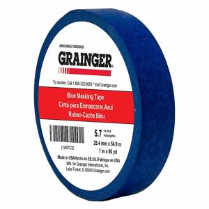 GRAINGER TC27-1 X 60YD Painter Tape, 1 x 60 yd., 5.7 mil Thickness, Rubber Adhesive | CJ3VXA 497C32