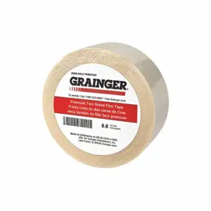 GRAINGER TC290 Film Tape, 8.5 mil Tape Thick, UPVC, Acrylic, 36 PK | CQ7FJR 49Z355