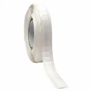 GRAINGER TC442 Double-Sided Foam Tape, White, Square, 1/2 Inch X 1/2 Inch, 1/16 Inch Tape Thick, 296 PK | CP9CWV 49Z388