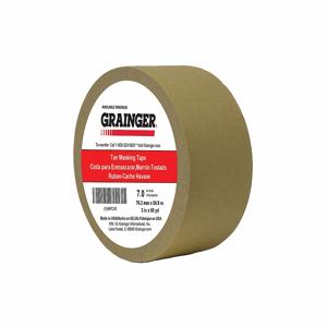 GRAINGER TC450-3 X 60YD Masking Tape, 3 x 60 yd., 7 mil Tape Thickness, Rubber Adhesive | CJ3VVX 497C43