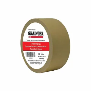 GRAINGER TC450-3 X 60YD Masking Tape, 3 x 60 yd., 7 mil Tape Thickness, Rubber Adhesive | CJ3VVX 497C43