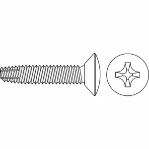 GRAINGER TFTCIF0310200P-900P Thread Forming Screw, 2 Inch Length, Hardened Steel, 5/16-18 Thread Size, F Type, 900PK | CG9VYH 5CUW3