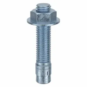 GRAINGER TRBWS1226GR2C Wedge Anchor, 2 3/4 Inch Overall Length, 0.5 Inch Dia, 1/2 Inch Size-13 Thread Size, Steel | CQ7YMC 4YJF8