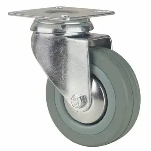 GRAINGER TSED 100 RN0D Standard Plate Caster, 4 Inch Dia, 5 3/16 Inch Height, Swivel | CQ6YEB 16D125