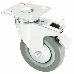 GRAINGER TSED 100 RN0D B Standard Plate Caster, 4 Inch Dia, 5 3/16 Inch Height | CQ6YEA 16D126