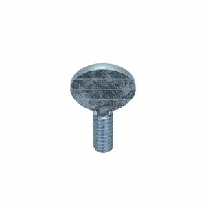 GRAINGER TSI0-60037P0-025P Thumb Screw, 6-32 Thread Size, Type P, 3/8 Inch Length, Steel, 25PK | CG9VTZ 4EZV2