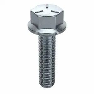 GRAINGER U01258.037.0125 Flange Bolts, Steel, Grade 5, Zinc Plated, 1 1/4 Inch Length, Fully Threaded, Inch | CP9LYM 41MY10