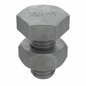 GRAINGER U04211.062.0125 Hex Structural Bolt Set 5/8 1-1/4L Carbon Steel, 10PK | AG2GXA 31JL98