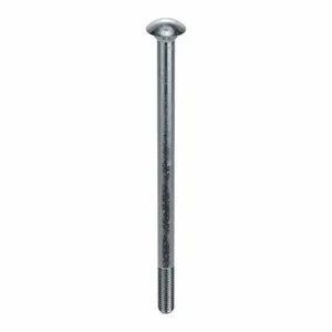 GRAINGER B08305.037.0800 Carriage Bolt 3/8-16 8 Inch Low Carbon Steel Zinc, 110PK | AG3BGA 32TJ67