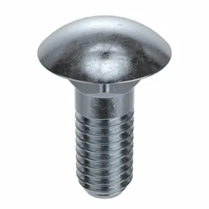 GRAINGER B08305.037.0100 Carriage Bolt 3/8-16 1 Inch Low Carbon Steel Zinc, 500PK | AG3BFL 32TJ53