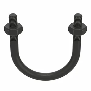 GRAINGER U17242.037.0250 U-Bolt 3/8-16 2-1/2 inch Steel Black Oxide | AG3BBG 32TH70