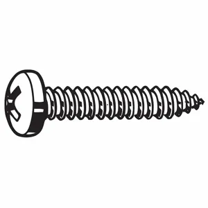 GRAINGER U51660.016.0025 Tap Sheet Metal Screw Pan #8-18 1/4 Inch, 100PK | AG2HBE 31JN02