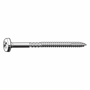 GRAINGER U30025.019.0150 Multi-Material Screw Pan Steel #10 1-1/2 Inch, 200PK | AG2GJG 31JJ04