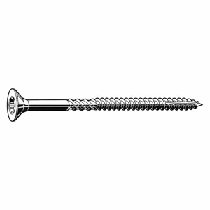 GRAINGER U30115.019.0350 Multi-Material Screw Flat Stainless Steel #10 3-1/2 Inch, 200PK | AG2GJV 31JJ21