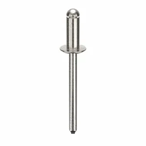 GRAINGER U33190.018.0064 Blind Rivet 3/16 Inch X 0.450 Inch Dome, 250PK | AG2WHM 32MJ85