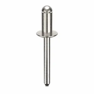 GRAINGER U33190.025.0084 Blind Rivet 1/4 Inch X 0.500 Inch Dome, 100PK | AG2WHV 32MJ92