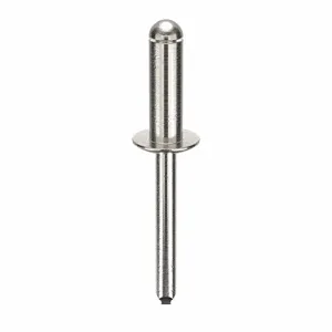 GRAINGER U33190.025.0088 Blind Rivet 1/4 Inch X 0.750 Inch Dome, 100PK | AG2WHX 32MJ94