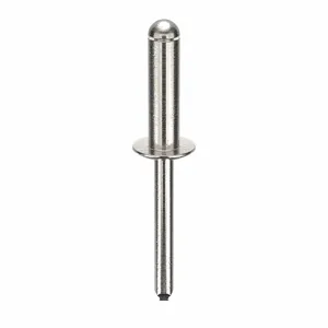 GRAINGER U33190.025.0810 Blind Rivet 1/4 Inch X 0.875 Inch Dome, 100PK | AG2WHY 32MJ95