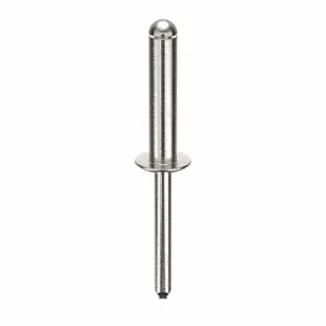 GRAINGER U33190.025.0814 Blind Rivet 1/4 Inch 1.125 Inch Dome, 100PK | AG2WJA 32MJ97