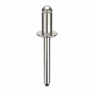 GRAINGER U34121.025.0084 Blind Rivet 1/4 Inch X 0.500 Inch Dome, 100PK | AG2WMD 32MK84